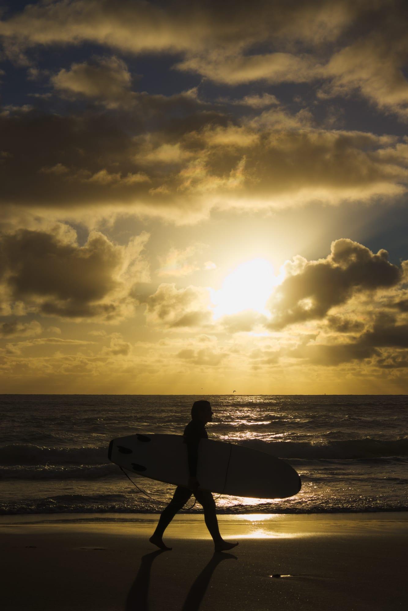 Último surf, Litoral norte